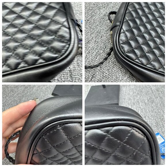 Gucci Laminated Nappa Web Trapuntata GG Shoulder Bag 588-032225 - Picture 7 of 16